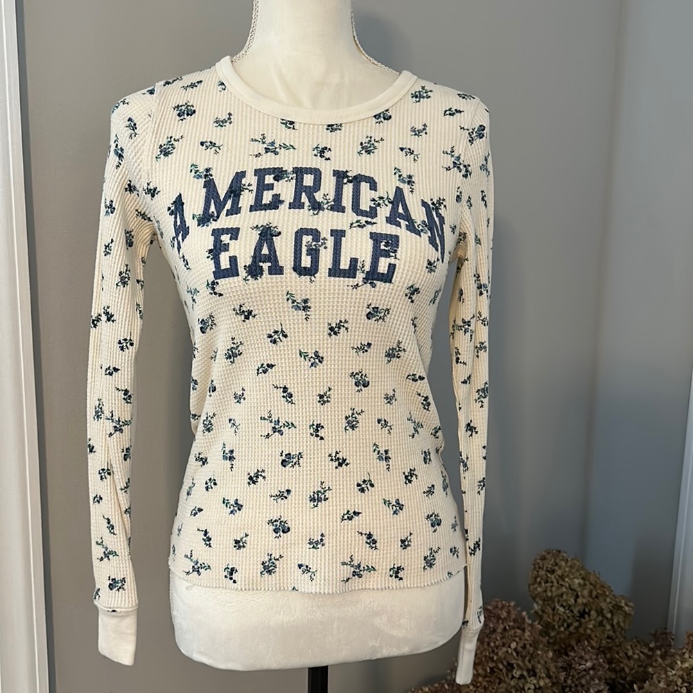 NWOT Women’s American Eagle thermal long sleeve tee, Sz XS